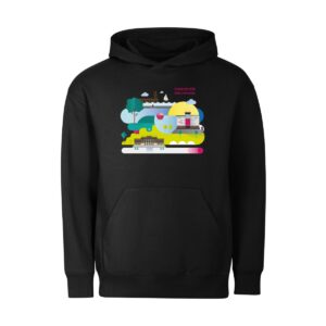 Bluza OVERSIZE z grafiką AWSB Dąbrowa Górnicza - trwały nadruk