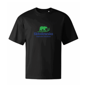 T-SHIRT OVERSIZE Prywatne LO i SP im. Marii Skłodowskiej-Curie trwały nadruk