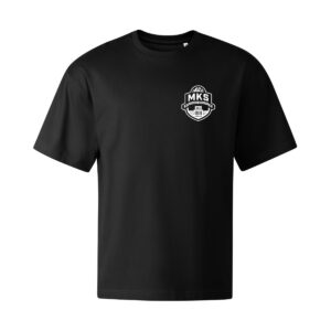 T-SHIRT OVERSIZE z logo MKS Dąbrowa Górnicza  - NADRUK