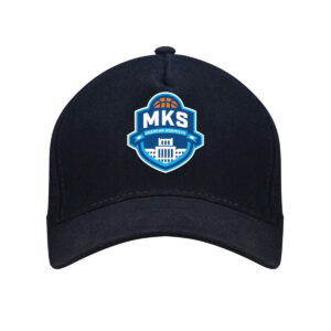 Czapka z daszkiem MKS DĄBROWA GÓRNICZA KOSZYKÓWKA herb kolor