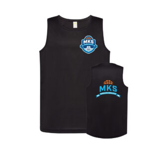 Sportowa koszulka treningowa T-BACK 100% poliester MKS DG KOSZYKÓWKA