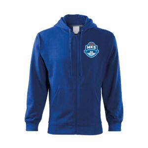 Bluza z kapturem rozsuwana MKS DĄBROWA GÓRNICZA KOSZYKÓWKA herb kolor